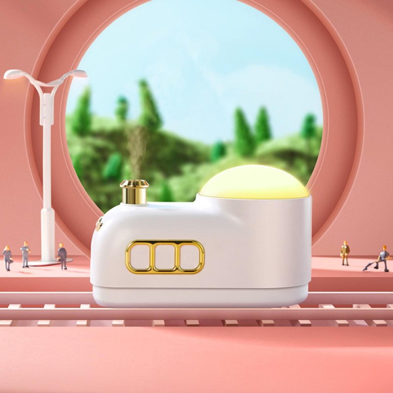 Mini lampe de nuit Portable, humidificateur Rechargeable, purificateur de grande capacité 2000mAh, brumisateur silencieux LED USB pour chambre à coucher, bébé Yoga