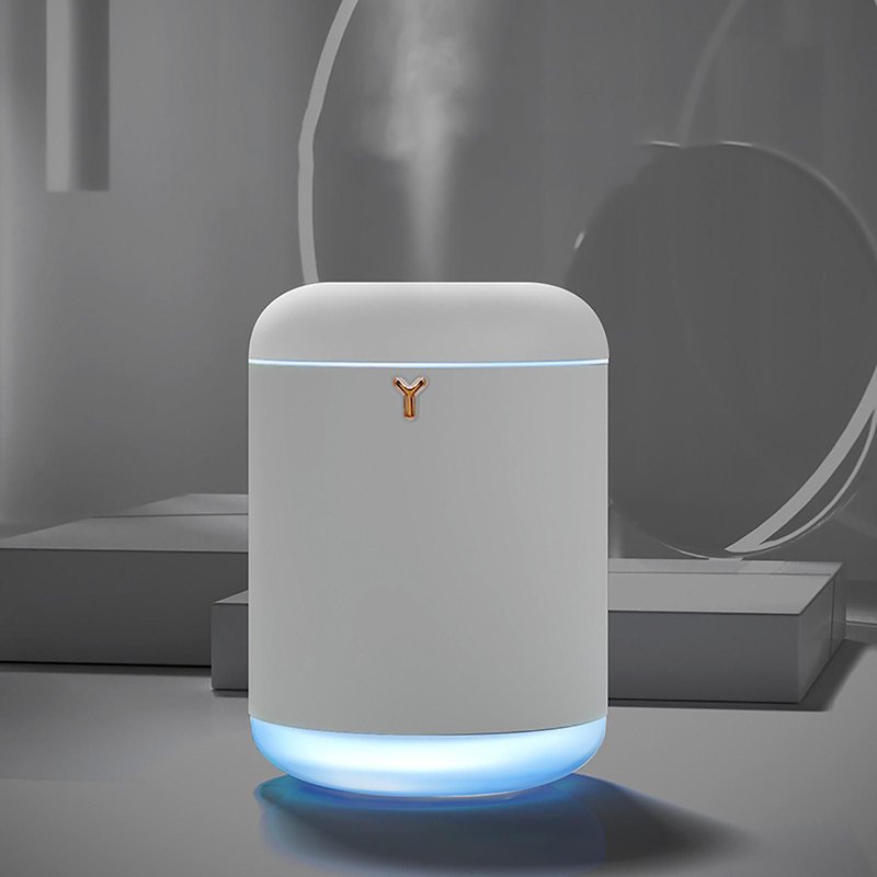 Mini humidificateur Portable avec veilleuse colorée et douce, purificateur à arrêt automatique, pour voyage et bureau