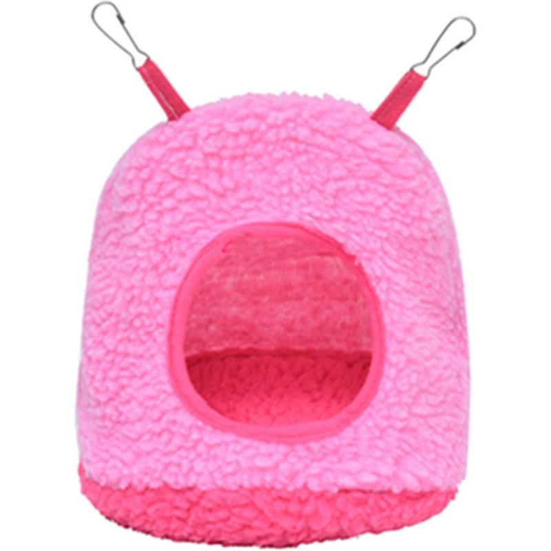 Grand Hamac En Cachemire D'agneau Rose, Lit-Balançoire Chaud D'hiver, Tente De Maison Pour Animaux De Compagnie, Nouvelle Collection