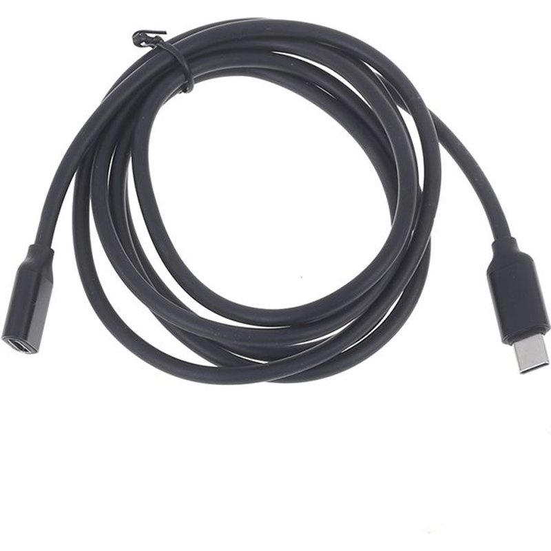Câble d'extension USB type-c 3.1 mâle vers USB-C femelle, noir, 1.5M, 1 pièce