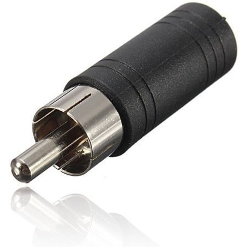 Adaptateur Audio RCA mâle vers Jack femelle 1/8 3.5mm, connecteur convertisseur, prise Mono vers prise Phono, 1 pièce