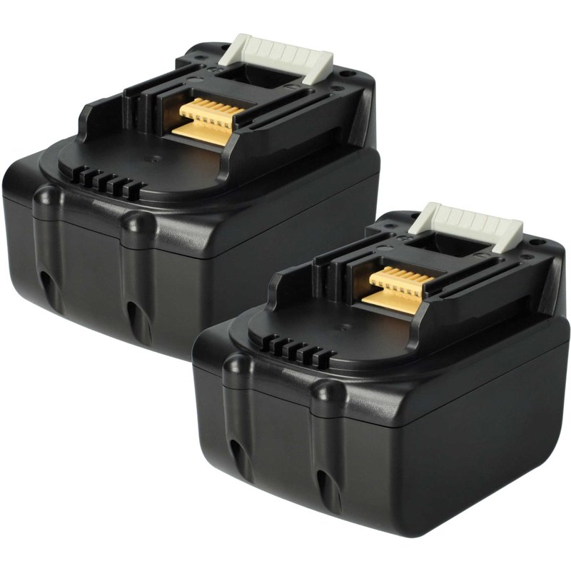 vhbw 2x Batterie compatible avec Makita BDF343RHJ, BHR162RFE, BHR162RFJ, 8281DWAE, BFR540ZJ, BDF446RFE outil électrique (4000 mAh, Li-ion, 14,4 V)