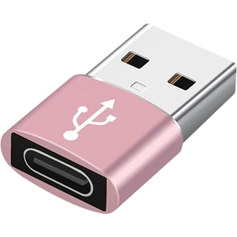Adaptateur USB type-c vers USB mâle 3.0, efficace et rapide, noir/or/rose/rouge/argent