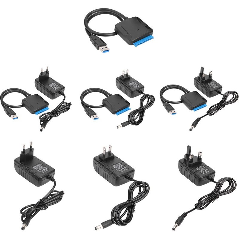 Câble de conversion USB 3.0 vers SATA Portable, adaptateur de disque dur SSD externe 2.5/3.5 pouces, Transmission rapide