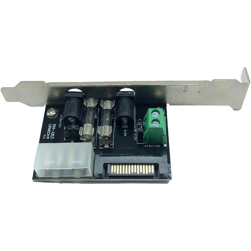 Carte de sortie d'alimentation ATX pour ordinateur de bureau, avec 1 à 4 câbles, accessoire de châssis, pièces détachées