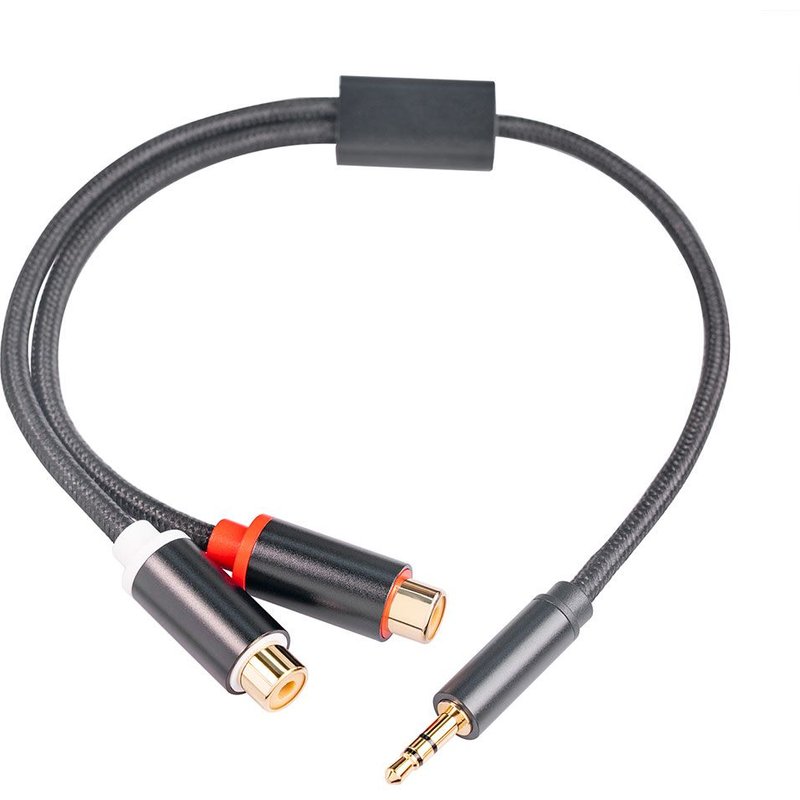 Câble Jack stéréo 3.5mm mâle vers 2RCA femelle, adaptateur Y pour iPhone, tablette MP3, ordinateur, haut-parleur, pour iPhone MP3, nouveau