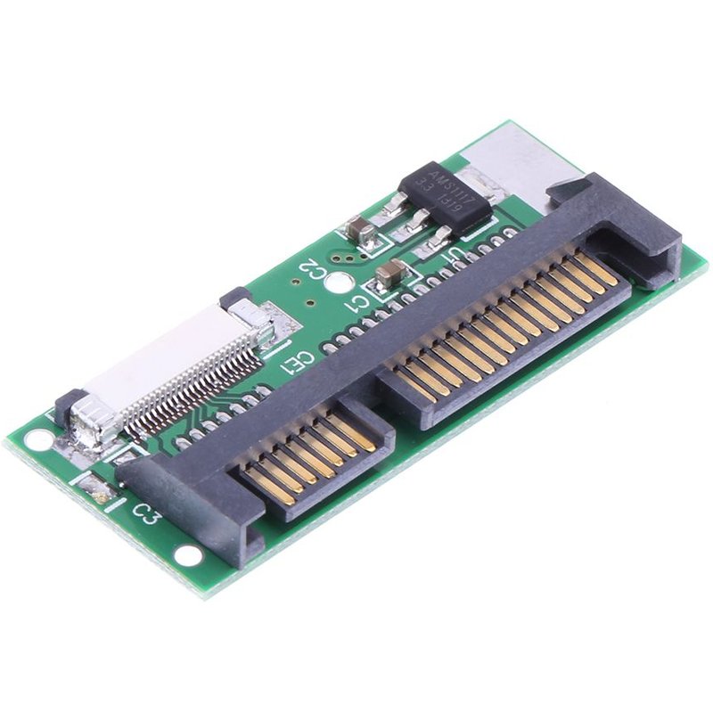 Adaptateur convertisseur SATA 24 broches ZIF vers 22 broches, connecteur LIF de 1.8 pouce Ă 2.5 pouces, connecteur SATA 24 broches, adaptateur PCB pour Mac