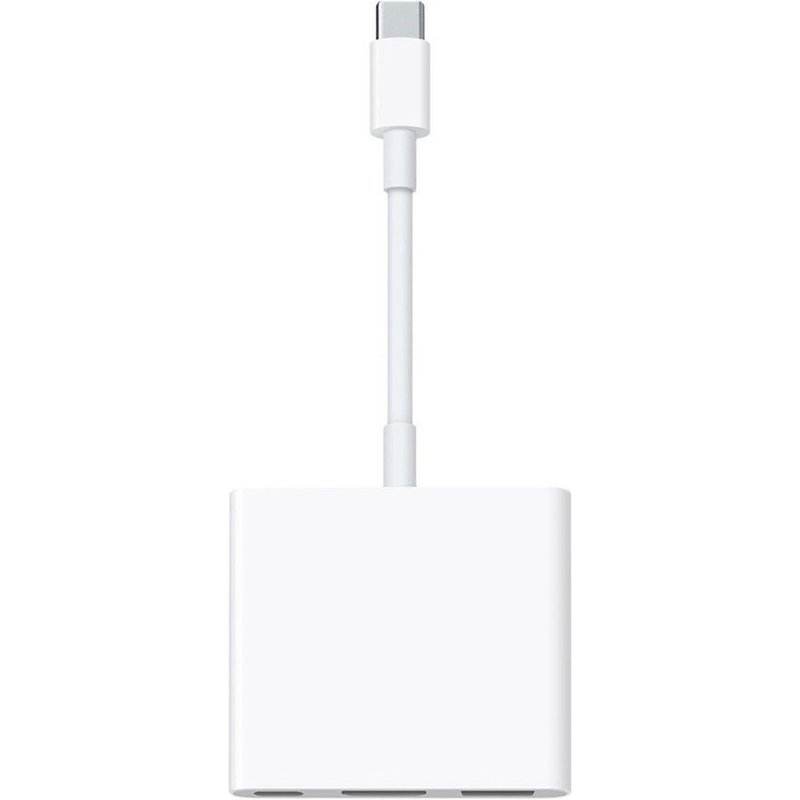 Adaptateur Multiport AV numérique USB-C avec Port USB blanc, Durable pour Apple