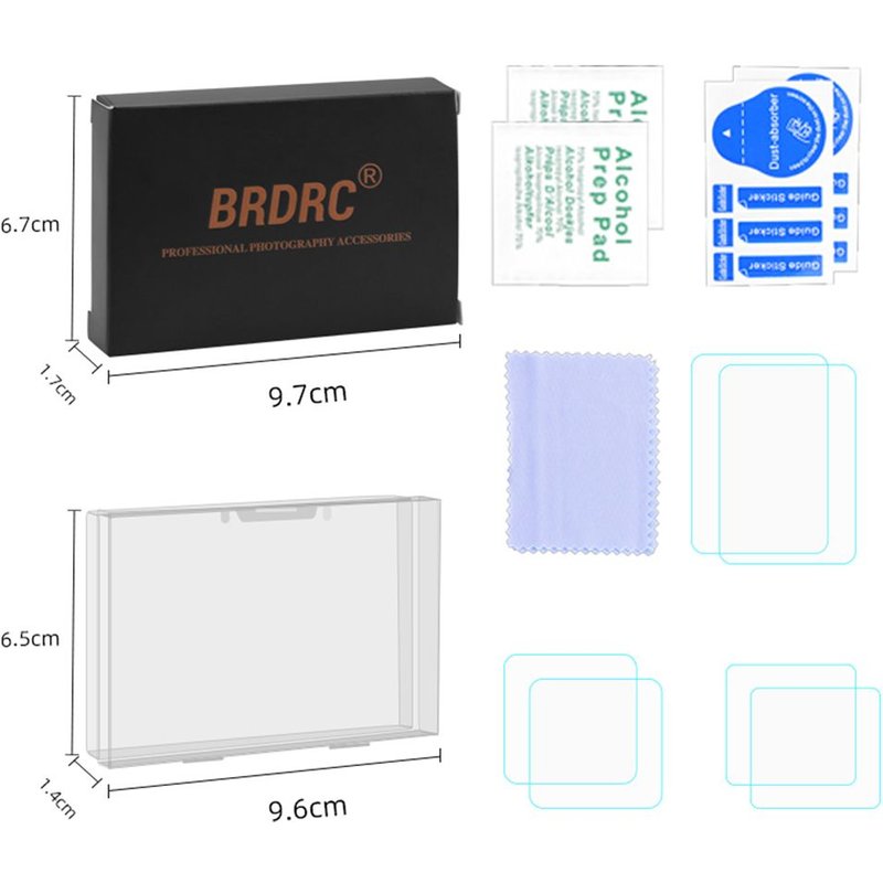 Accessoires de Film de Protection anti-rayures, écran en verre trempé pour GoPro Hero 10 9, Film de Protection d'objectif
