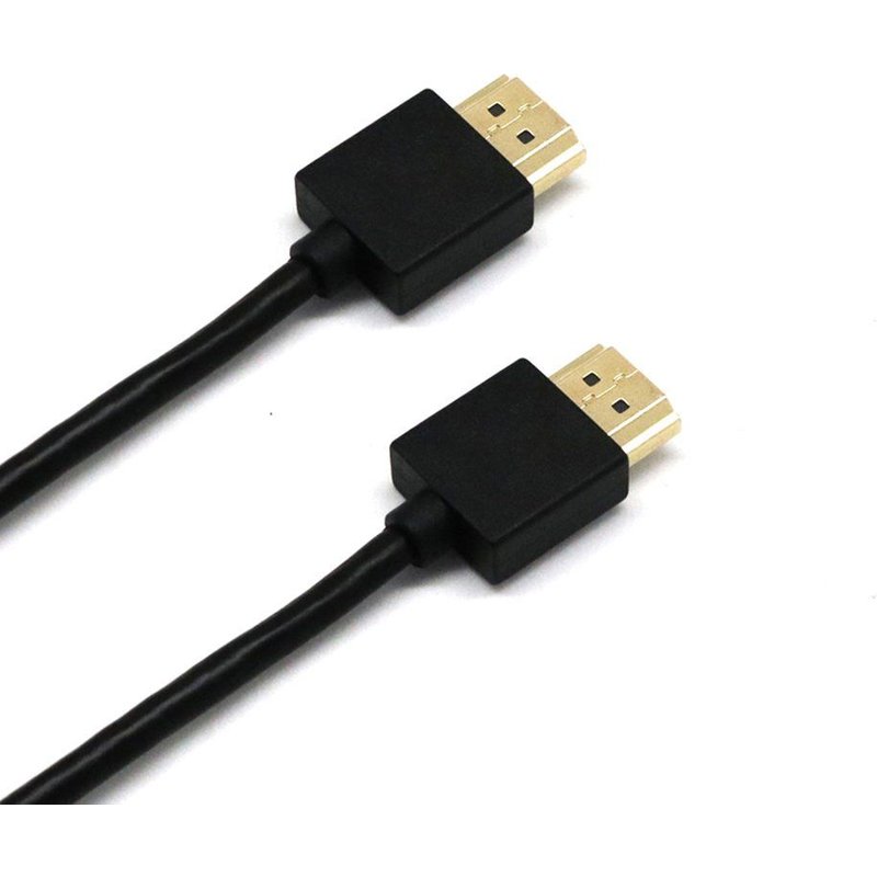 Câble mince haute vitesse compatible HDMI, pour flou DVD PS3 HDTV XBOX LCD HD TV PC 1080P 0.5m 1m 3m