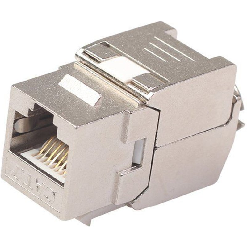 Module de prise RJ45 Portable, 360 degrés, blindé, sans outil, LSA