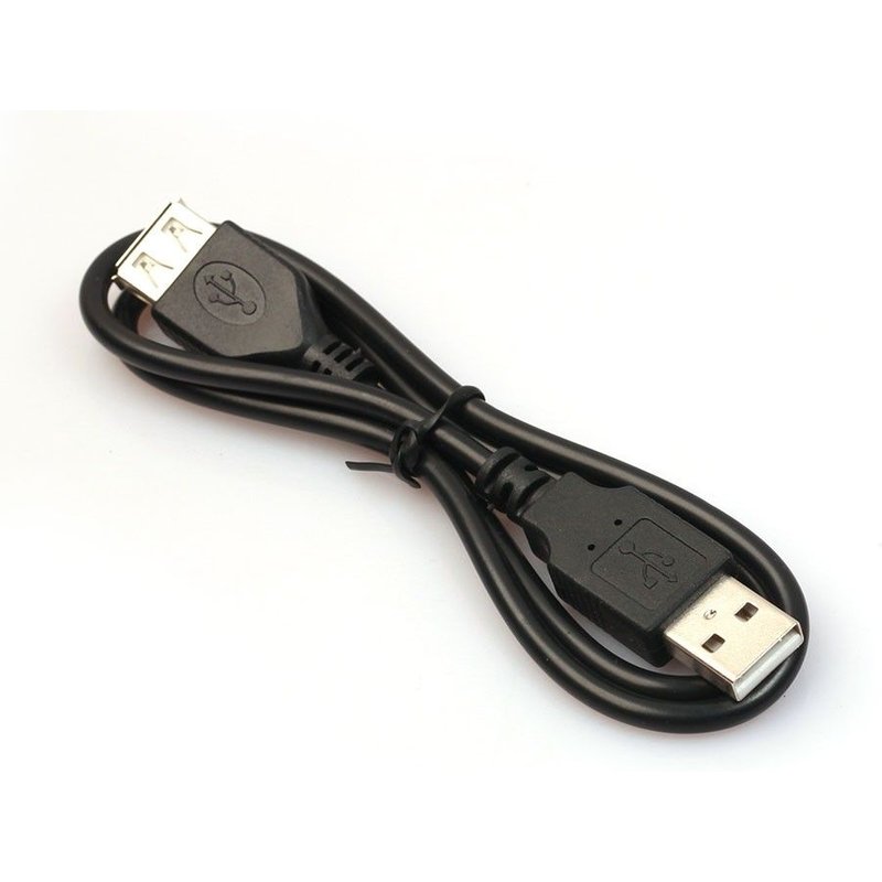 Câble adaptateur Usb noir mâle à femelle, Extension de données Mf pour appareils compatibles Usb, câbles haute vitesse, 1 pièce, 2 pieds/60cm
