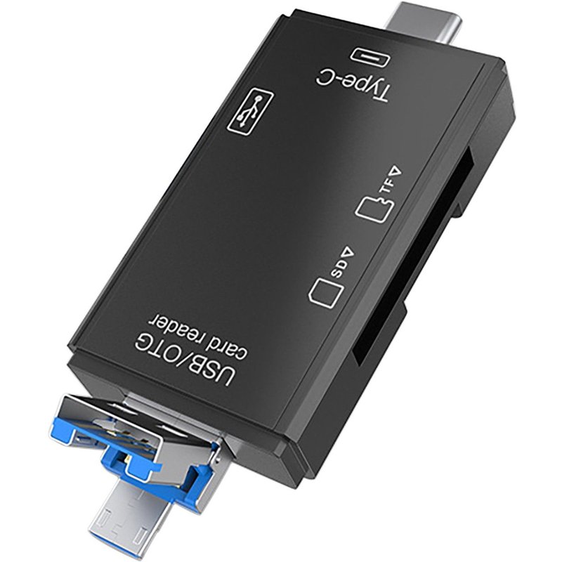 Lecteur de cartes mémoire 6 en 1 USB 3.0 vers SD Micro SD TF, adaptateur pour PC portable, accessoires multi-smart