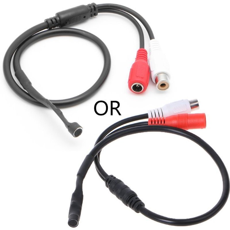 Câble de ramassage sensible au Microphone, pour moniteur de sécurité CCTV caméra DVR