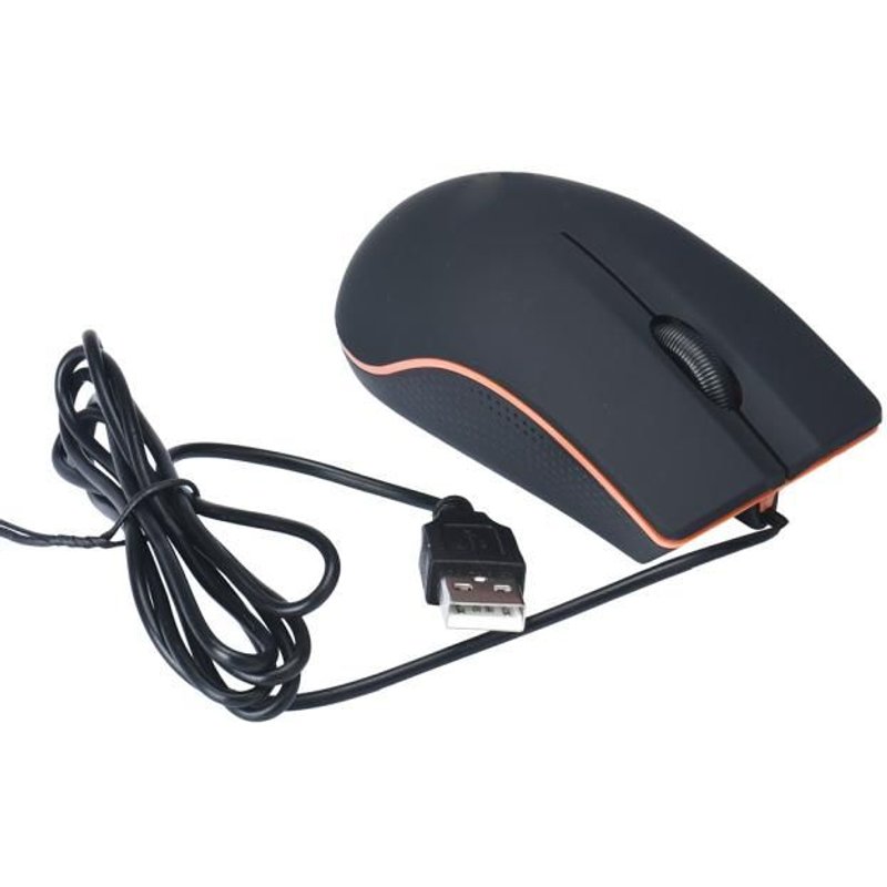 Souris optique de jeu professionnelle de haute qualité, filaire, 1200DPI, rétroéclairage LED rvb, pour ordinateur portable et Pc