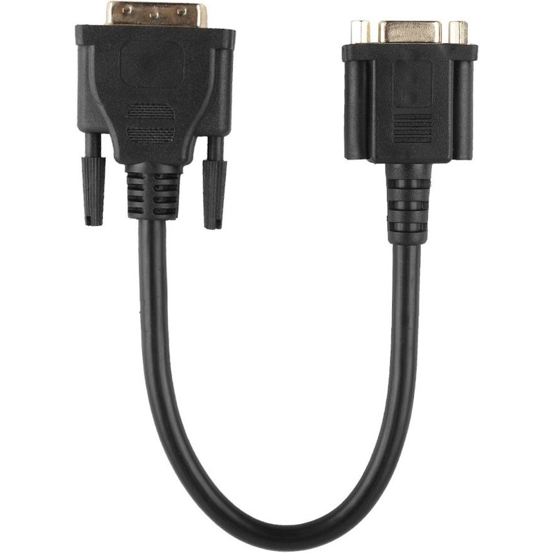 Adaptateur de câble DVI mâle vers VGA femelle 1080P, convertisseur DVI vers VGA, câble actif pour dispositif d'affichage, moniteur, projecteur