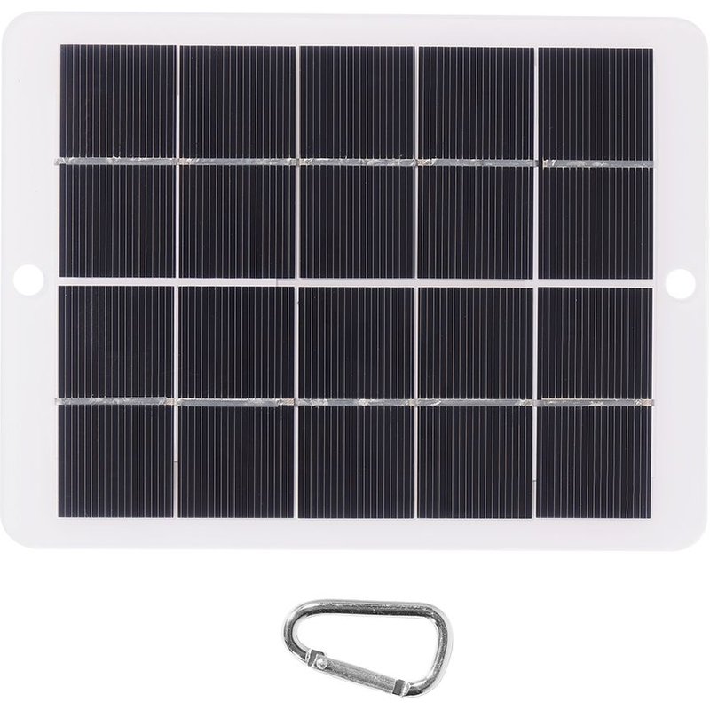 Panneau solaire 3w 5v, panneau solaire Portable, pour téléphone Portable, générateur, batterie d'alimentation, 160x120MM, avec mousqueton