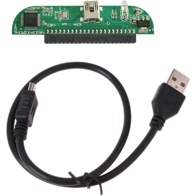 Adaptateur de disque dur 2.5 pouces USB 2.0 à IDE, convertisseur de disque dur HDD, câble de données