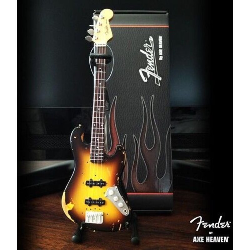 Jaco Pastorius - Fender Sunburst Jazz Bass Custom Shop Mini Bass Guitar Replica