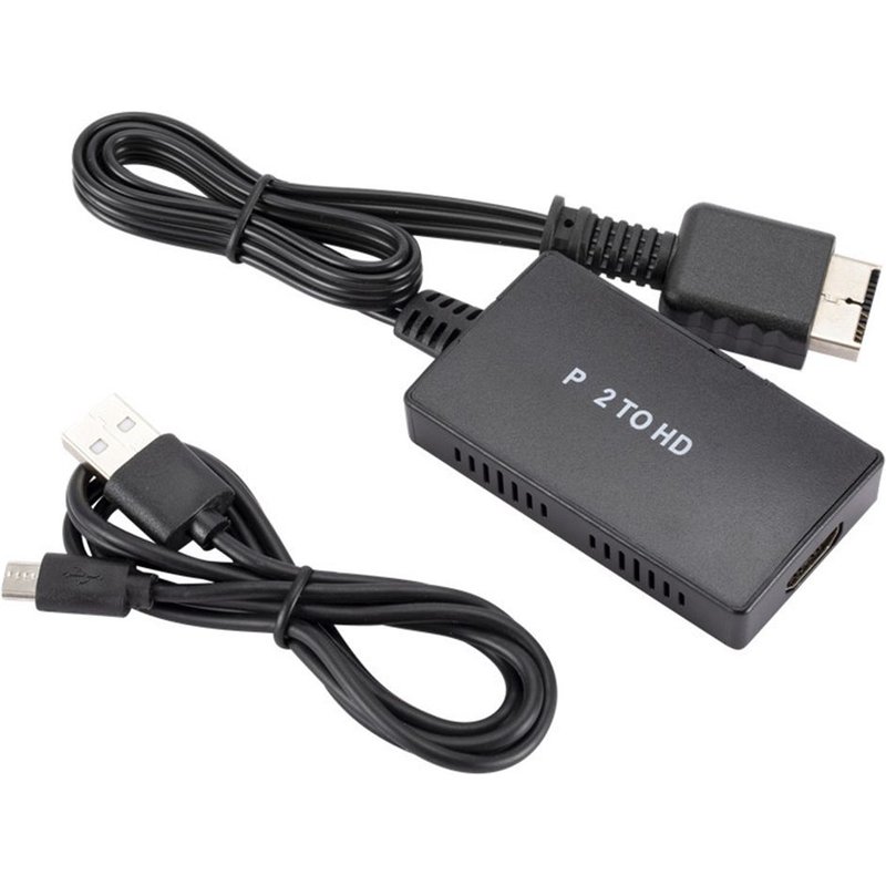 Séparateur de câble Audio vidéo HD, convertisseur, accessoires de séparateur de câble Audio, Compatible HDMI pour Console de jeu PS2