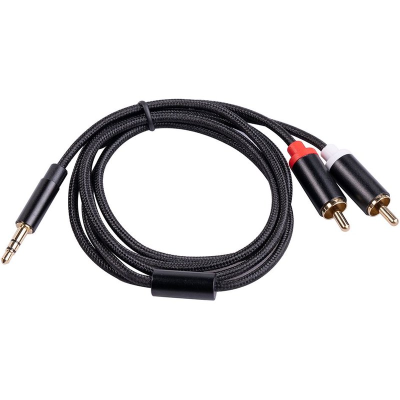 Câble Audio RCA stéréo, 2RCA à 3.5mm, Jack AUX RCA, séparateur 3.5 en Y pour amplificateurs, câble Audio Home cinéma RCA