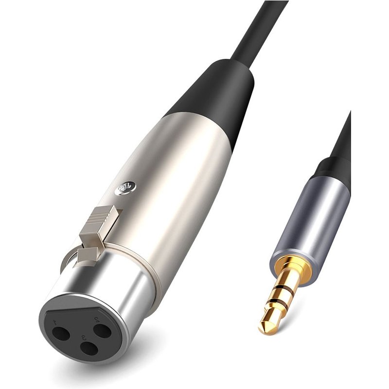 Câble Audio XLR mâle à femelle, prise Aux, 3.5mm, pour mélangeur, Microphones, haut-parleurs de PC et de téléphone portable