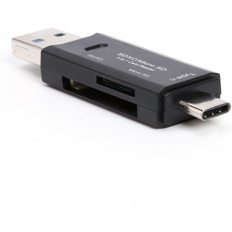 Lecteurs de cartes mémoire OTG 3 en 1, USB 3.0, haute vitesse, accessoires pour ordinateurs domestiques, adaptateur TF/micro SD de Type C