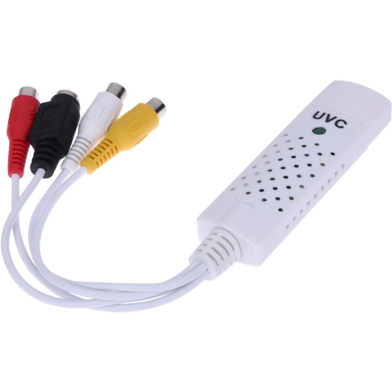 Adaptateur de Capture vidéo Portable USB 2.0, carte de Capture Audio VHS à DVD, avec câble USB, pour Easycap, Win8/XP/Vista