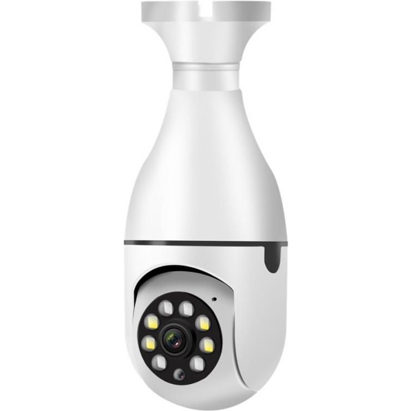 Caméra de Surveillance intérieure, ampoule E27 200W, Vision nocturne, couleur, suivi automatique des personnes, Zoom numérique 4x, moniteur de sécurité