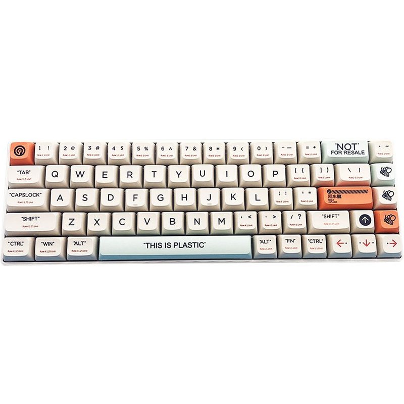 Capuchons de touches de clavier à Injection Double couleur, 127 pièces, pour commutateurs MX, accessoires pour clavier mécanique