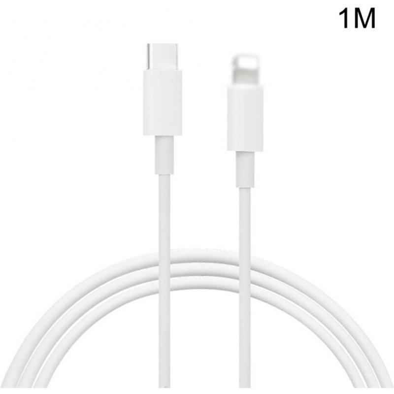 Câble USB C vers PD 20W pour recharge rapide et transfert de données, compatible avec iPhone 11 12 13 Pro Max mini XR XS MAX X 7 8 Plus SE