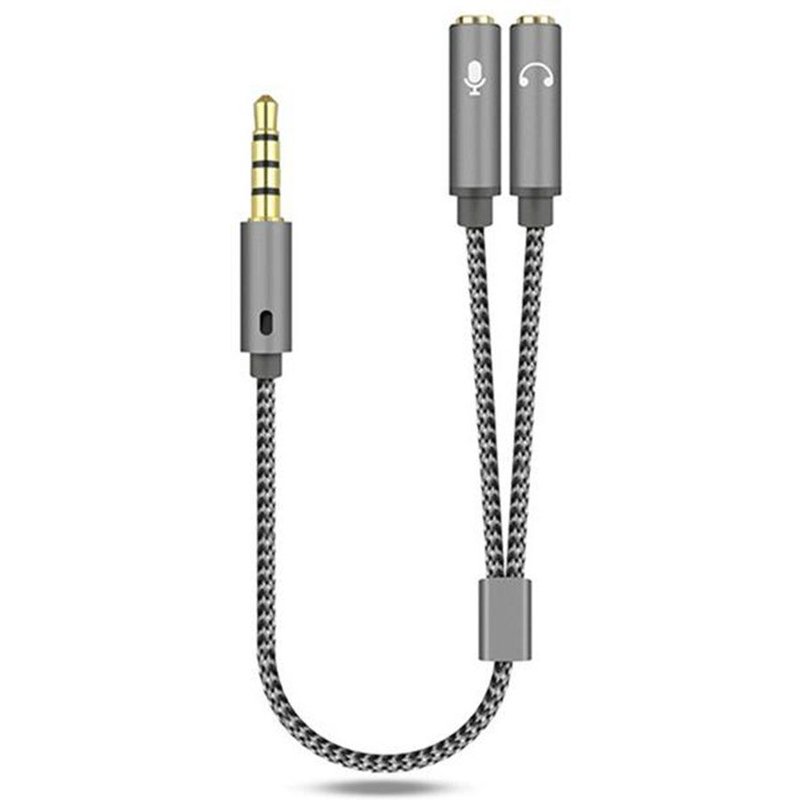 Câble Audio avec Jack 3.5 mâle à 2 prises femelles, 3.5mm, câble d'extension Audio, séparateur 3.5, pour ordinateur portable Xiaomi