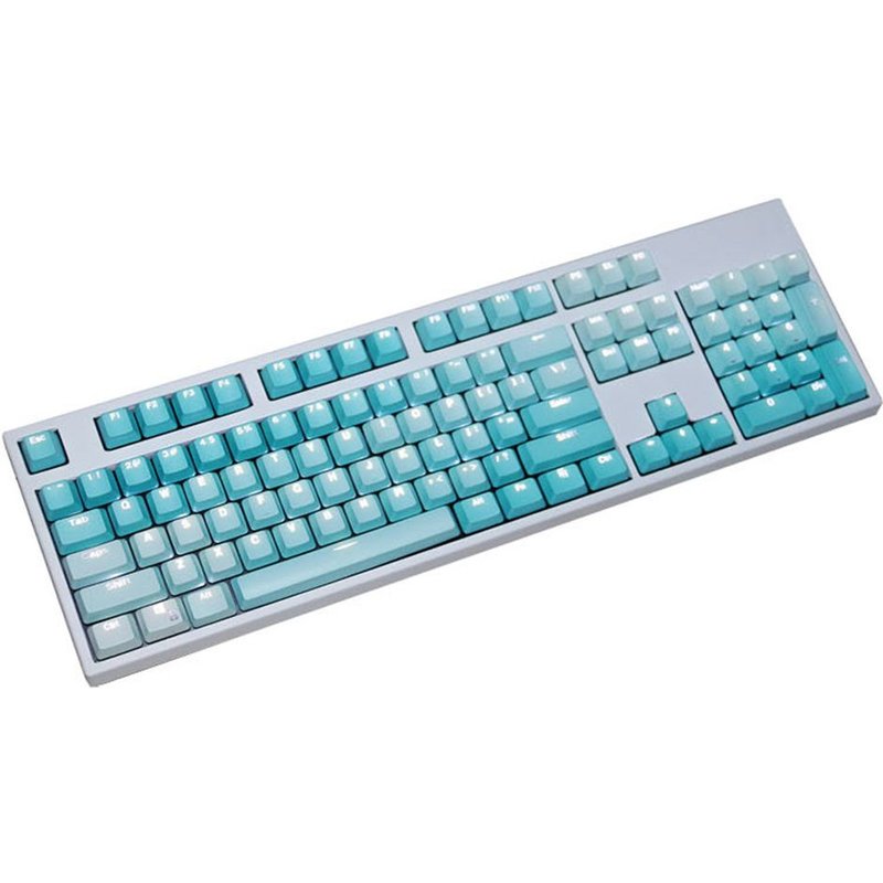 Capuchons de clavier mécanique avec rétro-éclairage, 104 pièces, couleurs dégradées, pour ordinateur de bureau