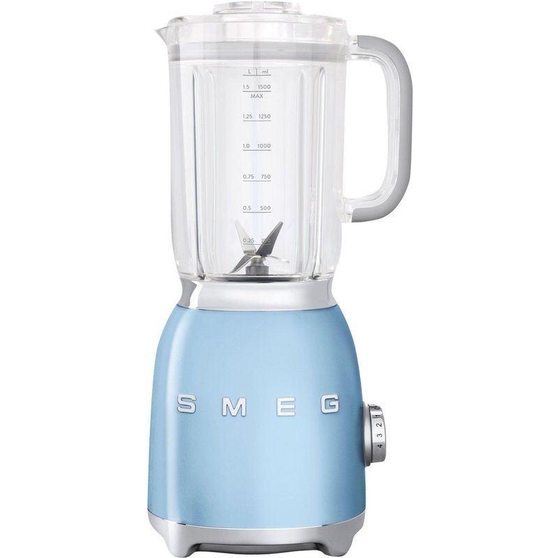 Smeg 50's Style BLF01PBEU - Bol mixeur blender - 1.5 litres - 800 Watt - bleu pastel