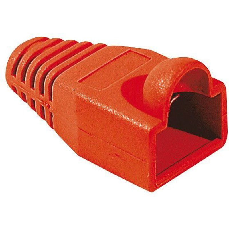 Générique - Manchon RJ45 rouge 6mm - Sachet d' 10