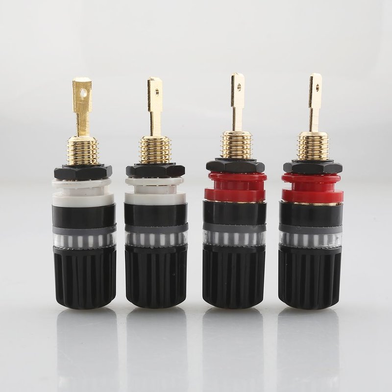 HI-End mosi??ny zacisk g?o?nikowy audiofilski g?o?nik wzmacniacz z??cze stykowe z??cze typu Banana Jack z??cze Audio Audio Adapter