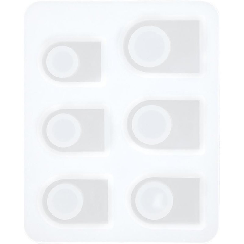 Silicone Ring Mold Square Head Modern Translucent Diy Hand Made Jewelry Mould Kit