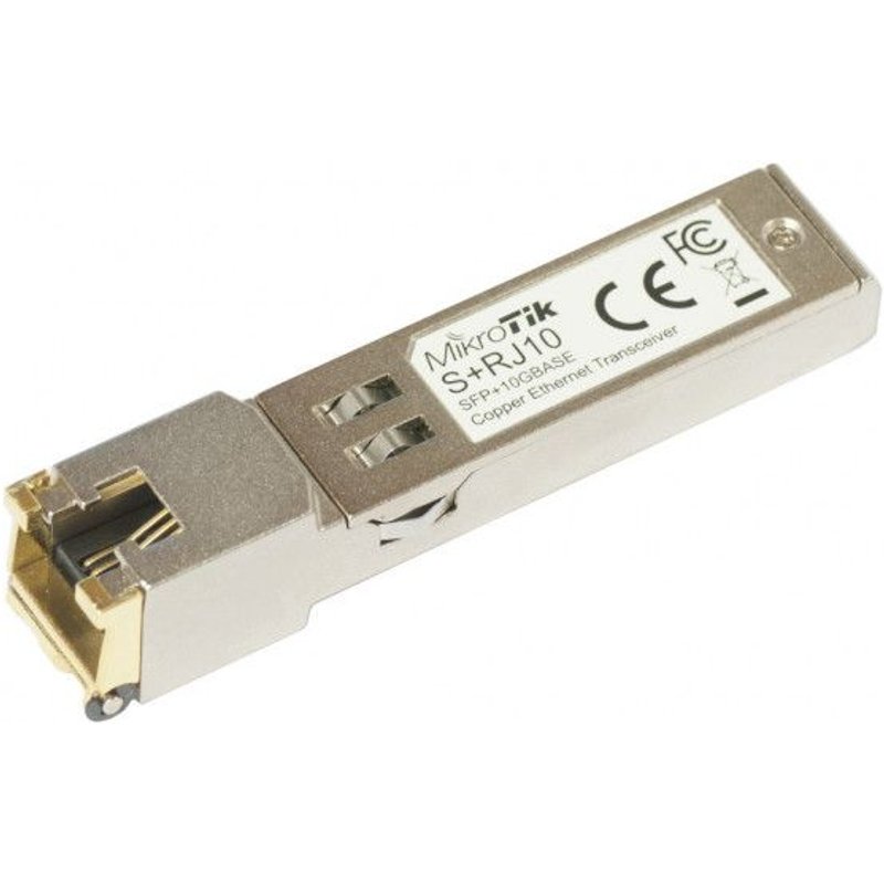 Mikrotik S+RJ10 module émetteur-récepteur de réseau 10000 Mbit/s SFP+
