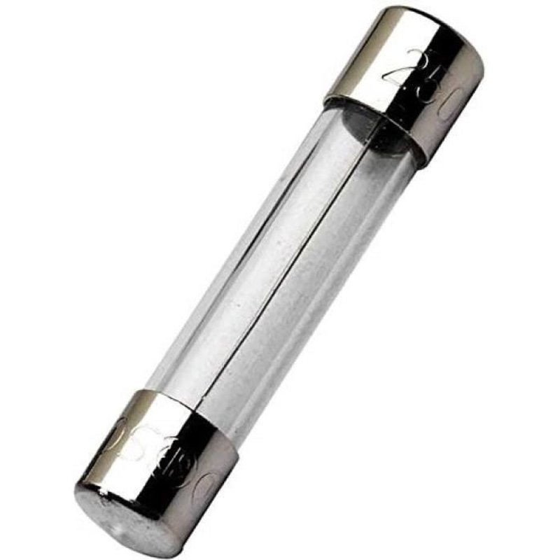 Celims France - Fusible en Verre Lot de 10 Pièces - 5mm x 20mm - Rapide 250V - 15A