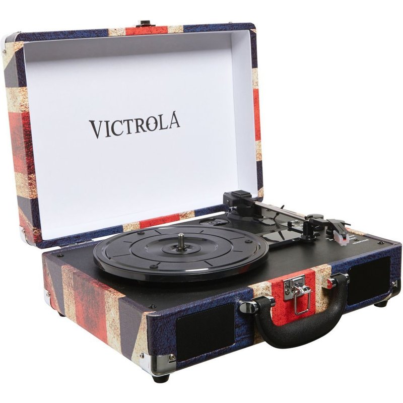 VICTROLA Platine Vinyle Valise Vintage portable Bluetooth - UK Flag