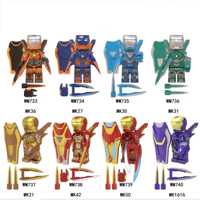 Wm6065 Jouets Pour Enfants Blocs De Construction Assemblés 8 Pièces