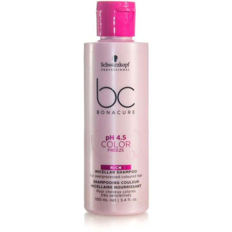 Schwarzkopf Bc Bonacure Ph4.5 Color Freeze Rich Micellar Shampoo 100ml