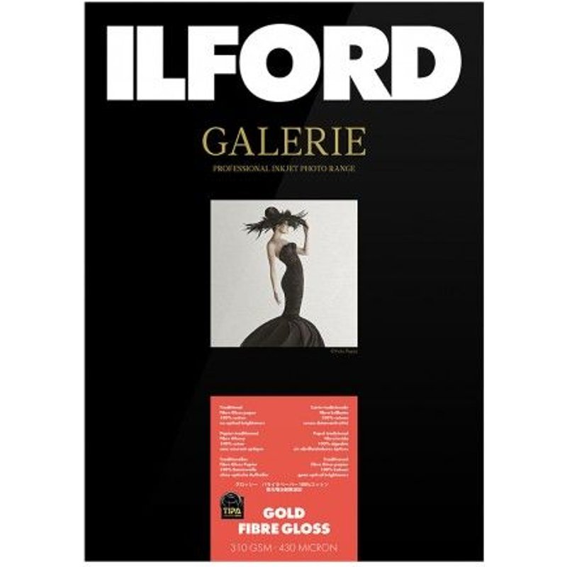 ILFORD papier GALERIE Prestige Gold Fibre Gloss 12.7x17.8cm 50 feuilles