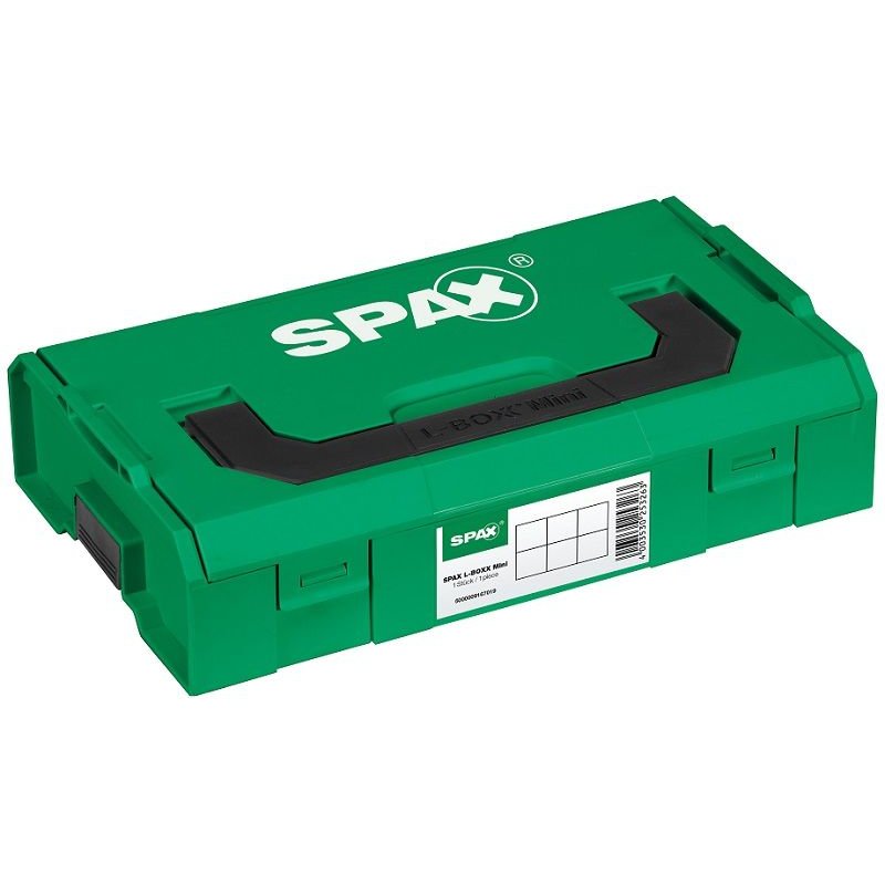 Spax Malette plastique L-BOXX mini, vide, avec inserts - 5000009167019