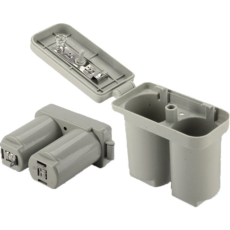 Boîtier universel à Double compartiments pour chauffe-eau à gaz, 2 pièces, accessoires (gris foncé)