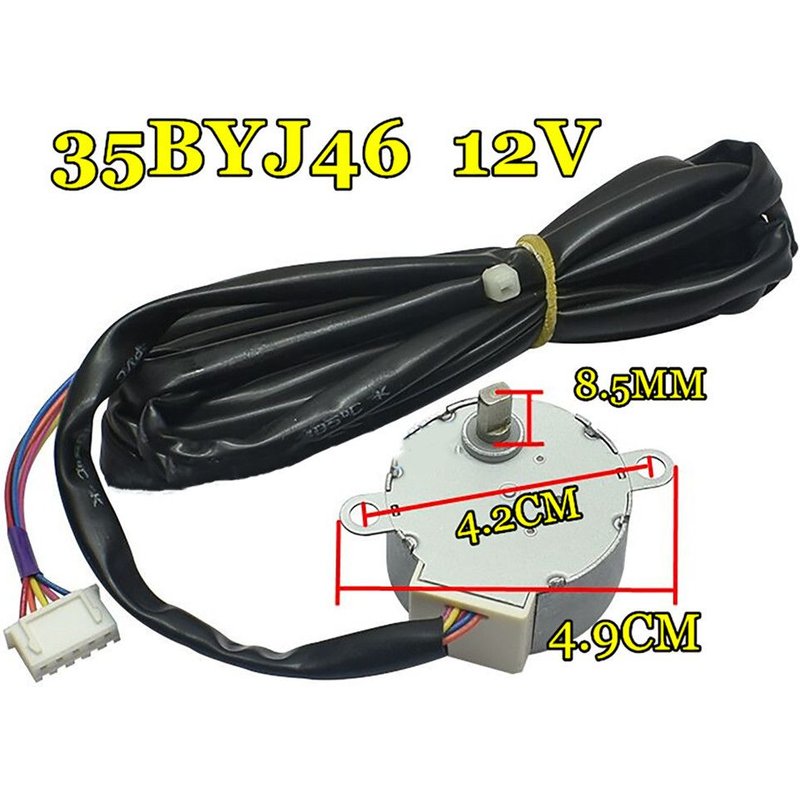 Moteur de balayage à lame pivotante pour climatiseur Hisense Frestech 12V cc, suspension intérieure 12V