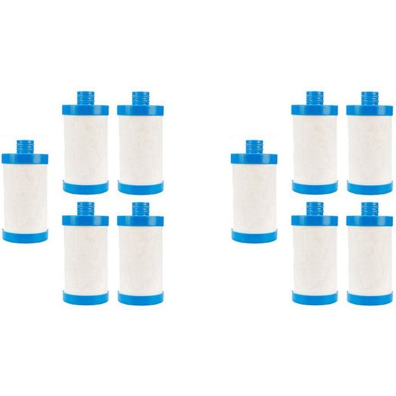 Pommeau de douche filtré 10X, filtre pour eau dure à retirer les robinets, chauffe-eau filtré