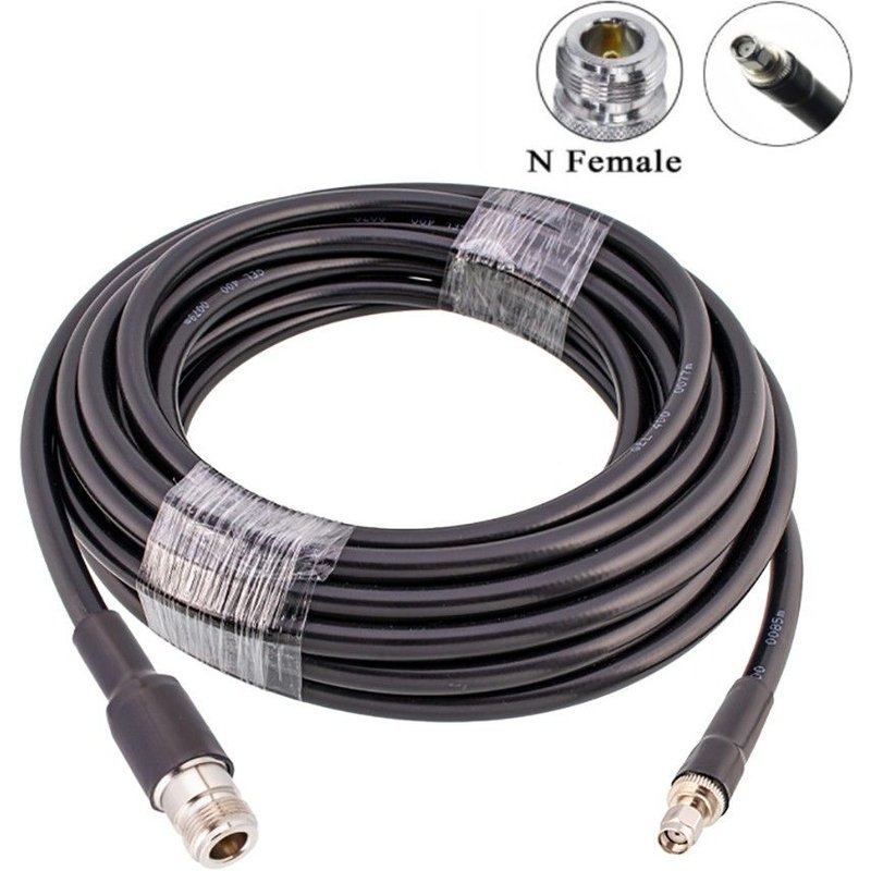 Câble d'antenne de mineur hélium, câble Coaxial LMR400 N femelle vers RP SMA mâle pour HNT Bobcat Rak V2miner Sensecap M1Low-loss