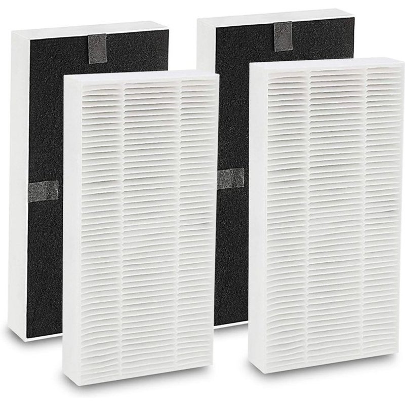 Filtre de remplacement pour purificateur d'air HEPA, lot de 4, pour Febreze FRF102B pour Honeywell U, élimine les odeurs et les particules de poussière
