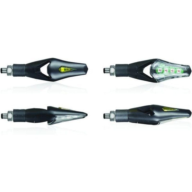 Clignotants Chaft LED Hecker Noir/Fumé